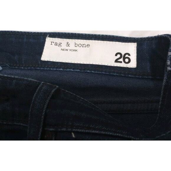 Rag & Bone Dre Low-Rise Slim Boyfriend Jeans Bayview Women’s Size 26 Blue Nice - Picture 4 of 11